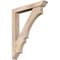 Ekena Millwork Balboa Traditional Smooth Bracket w/ Offset Brace, Douglas Fir, 5 1/2"W x 34"D x 42"H BKT0604X34X42BOA01SDF - alternate 1